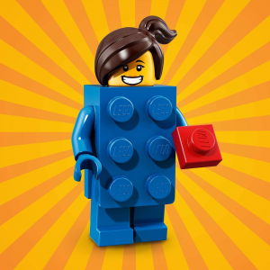 Конструктор LEGO Minifigures Дівчина в цегляному костюмі
