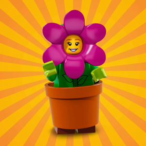Конструктор LEGO Minifigures Дівчина у квітковому горщику