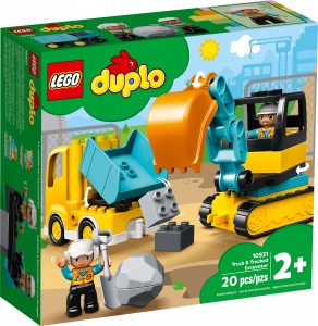 Конструктор LEGO® DUPLO® Вантажівка та гусеничний екскаватор