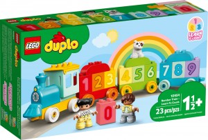 Конструктор LEGO® DUPLO Потяг із цифрами – вчимося рахувати