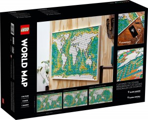 Конструктор LEGO ART Карта світу