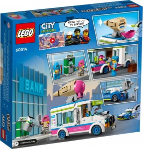 Конструктор LEGO® CITY Поліцейське переслідування фургона з морозивом