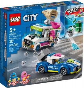 Конструктор LEGO® CITY Поліцейське переслідування фургона з морозивом