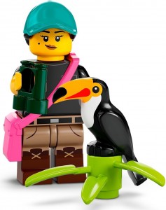 Конструктор LEGO Minifigures Спостерігачка за птахами