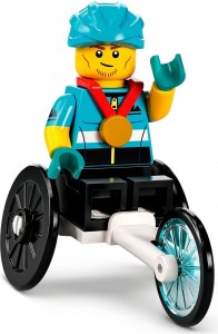 Конструктор LEGO Minifigures Гонщик на інвалідних візках
