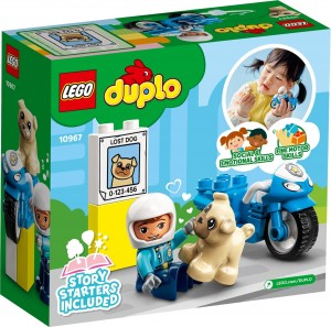 Конструктор LEGO® DUPLO® Поліцейський мотоцикл