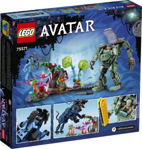 Конструктор LEGO® AVATAR™ Нейтірі та Танатор проти Куарітча у скафандрі УМП