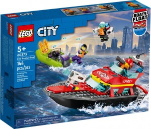 Конструктор LEGO® CITY Човен пожежної бригади