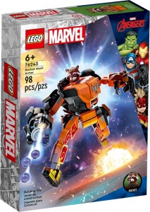 Конструктор LEGO® MARVEL™ SUPER HEROES Робоброня Єнота Ракети