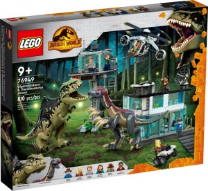 Конструктор LEGO Jurassic World™ Напад гіганотозавра та теризинозавра