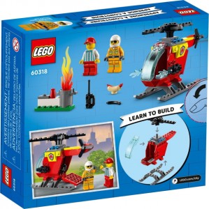 Конструктор LEGO® CITY Пожежний гелікоптер