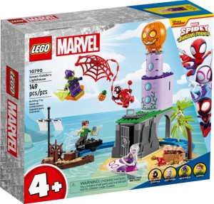Конструктор LEGO® MARVEL™ SUPER HEROES Команда Павука на маяку Зеленого Гобліна 