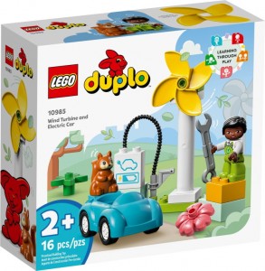 Конструктор LEGO® DUPLO® Town Вітрова турбіна та електромобіль