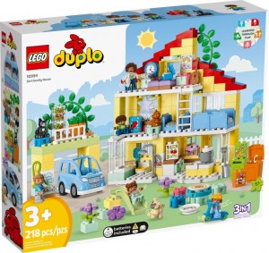 Конструктор LEGO® DUPLO® Town Сімейний будинок 3 в 1