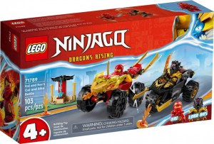 Конструктор LEGO® NINJAGO® Автомобільна й байкова битва Кая і Раса