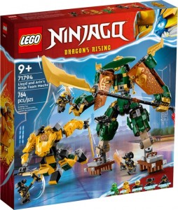 Конструктор LEGO® NINJAGO®  Командні роботи ніндзя Ллойда й Арін