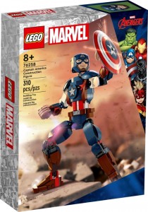 Конструктор LEGO® MARVEL™ SUPER HEROES Фігурка Капітана Америка для складання