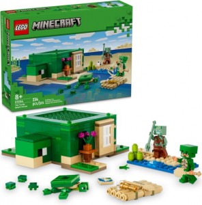 Конструктор LEGO® MINECRAFT™ Пляжний будинок у формі черепахи