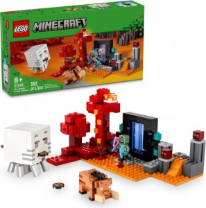 Конструктор LEGO® MINECRAFT™ Засідка біля порталу в Нижній світ