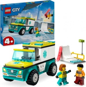  Конструктор LEGO® CITY Карета швидкої допомоги 