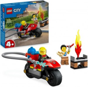 Конструктор LEGO® CITY Пожежний рятувальний мотоцикл