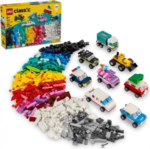 Конструктор LEGO® CLASSIC Творчі транспортні засоби
