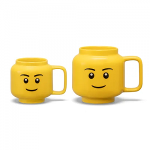 Горнятко LEGO® 225 ml Яскраво-жовтий - Підморгує дівчинка