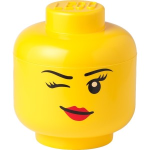 Контейнер для зберігання LEGO® велика голова дівчинка