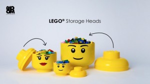 Контейнер для зберігання LEGO® велика голова дівчинка