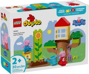 Конструктор LEGO® DUPLO® Свинка Пеппа™ Сад і будиночок на дереві Пеппи