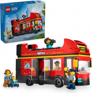 Конструктор LEGO® CITY Червоний двоповерховий екскурсійний автобус