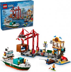 Конструктор LEGO® CITY Морська гавань із вантажним судном