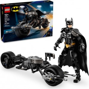 Конструктор LEGO® DC COMICS™ SUPER HEROES Фігурка Бетмена для складання та Bat-Pod Bike