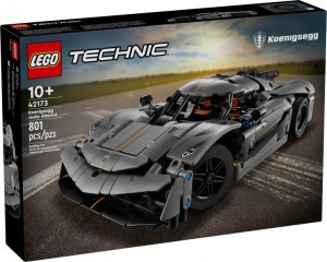 Конструктор LEGO® TECHNIC™ сірий Гіперкар Koenigsegg Jesko Absolut