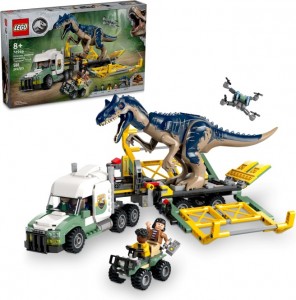 Конструктор LEGO® JURASSIC WORLD™ Місії динозаврів: Вантажівка для перевезення Алозавра