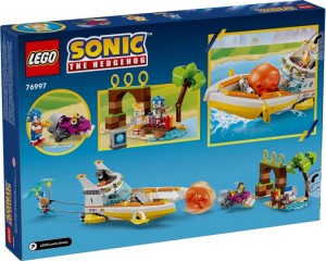 Конструктор LEGO® Sonic the Hedgehog™ Човен із «Пригод Тейлза»