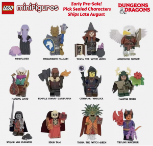 Конструктор LEGO® Collectable Minifigures Dungeons & Dragons повна колекція