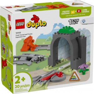 Конструктор LEGO® DUPLO® Додатковий набір. Залізничний тунель і колії