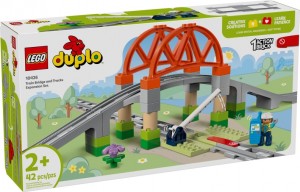 Конструктор LEGO® DUPLO® Додатковий набір. Залізничний міст і колії