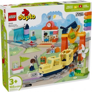 Конструктор LEGO® DUPLO® Великий інтерактивний громадський поїзд