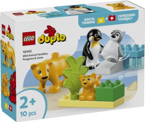 Конструктор LEGO® DUPLO® Сімейства диких тварин: Пінгвіни