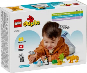 Конструктор LEGO® DUPLO® Сімейства диких тварин: Пінгвіни