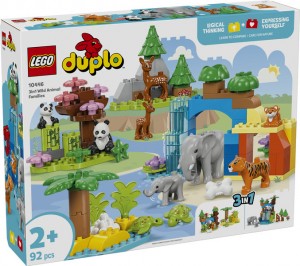 Конструктор LEGO® DUPLO® Сімейства диких тварин 3-в-1