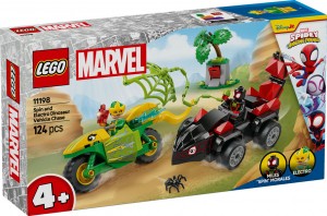 Конструктор LEGO® Super Heroes Marvel™ Перегони на електромобілях з динозаврами