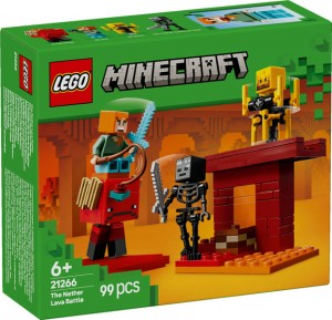 Конструктор LEGO® MINECRAFT®  Битва з лавою у Незері