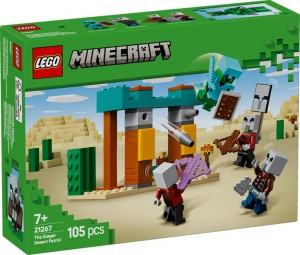 Конструктор LEGO® MINECRAFT®  Пустельний патруль розбійника