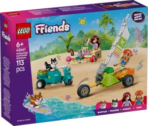 Конструктор LEGO® FRIENDS Собачі пригоди на серфі та скутері