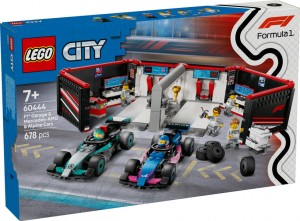 Конструктор LEGO® CITY Гараж F1® та автомобілі Mercedes-AMG і Alpine