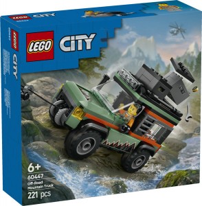 Конструктор LEGO® CITY Great Vehicles Позашляхова гірська вантажівка  4x4