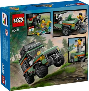 Конструктор LEGO® CITY Great Vehicles Позашляхова гірська вантажівка  4x4